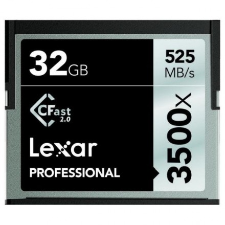 Карта памяти Lexar 32GB CFast 3500x Карта памяти Lexar 32GB CFast 3500x